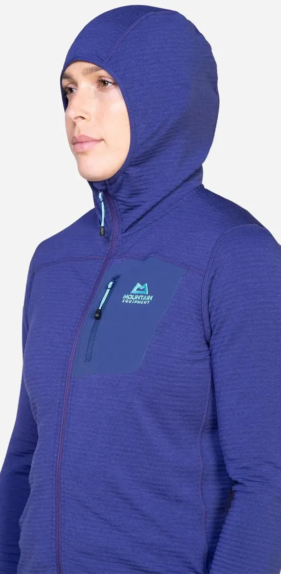 Lumiko Hooded Jacket - Amethyst/Medieval Blue
