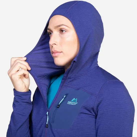 Lumiko Hooded Jacket - Amethyst/Medieval Blue