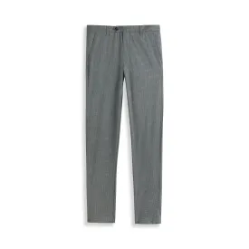 Men Mmt-Same-Slim Fit Checked Trouser - Blue