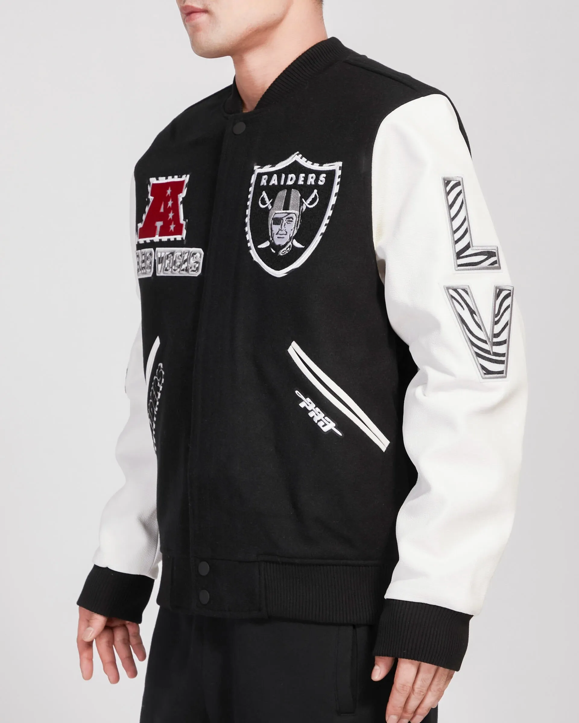 Men's Pro Standard Raiders Retro Classic Varsity Full-Zip Jacket