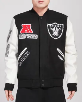 Men's Pro Standard Raiders Retro Classic Varsity Full-Zip Jacket