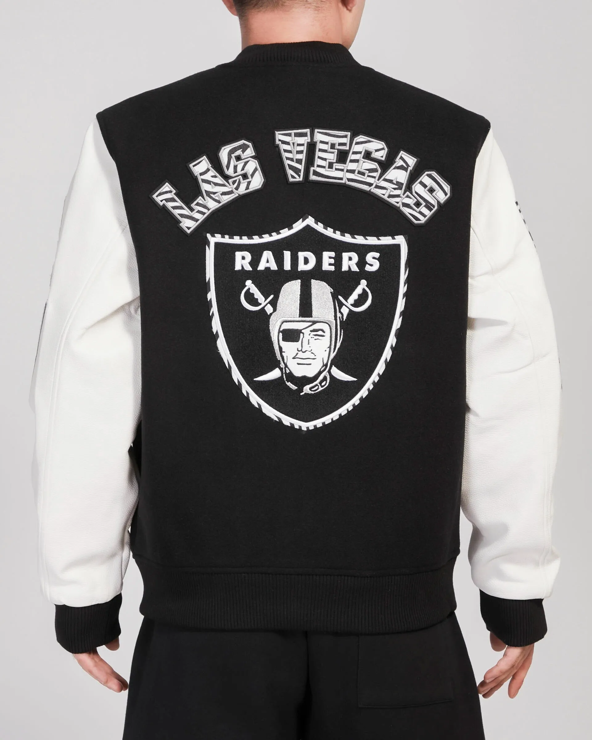 Men's Pro Standard Raiders Retro Classic Varsity Full-Zip Jacket