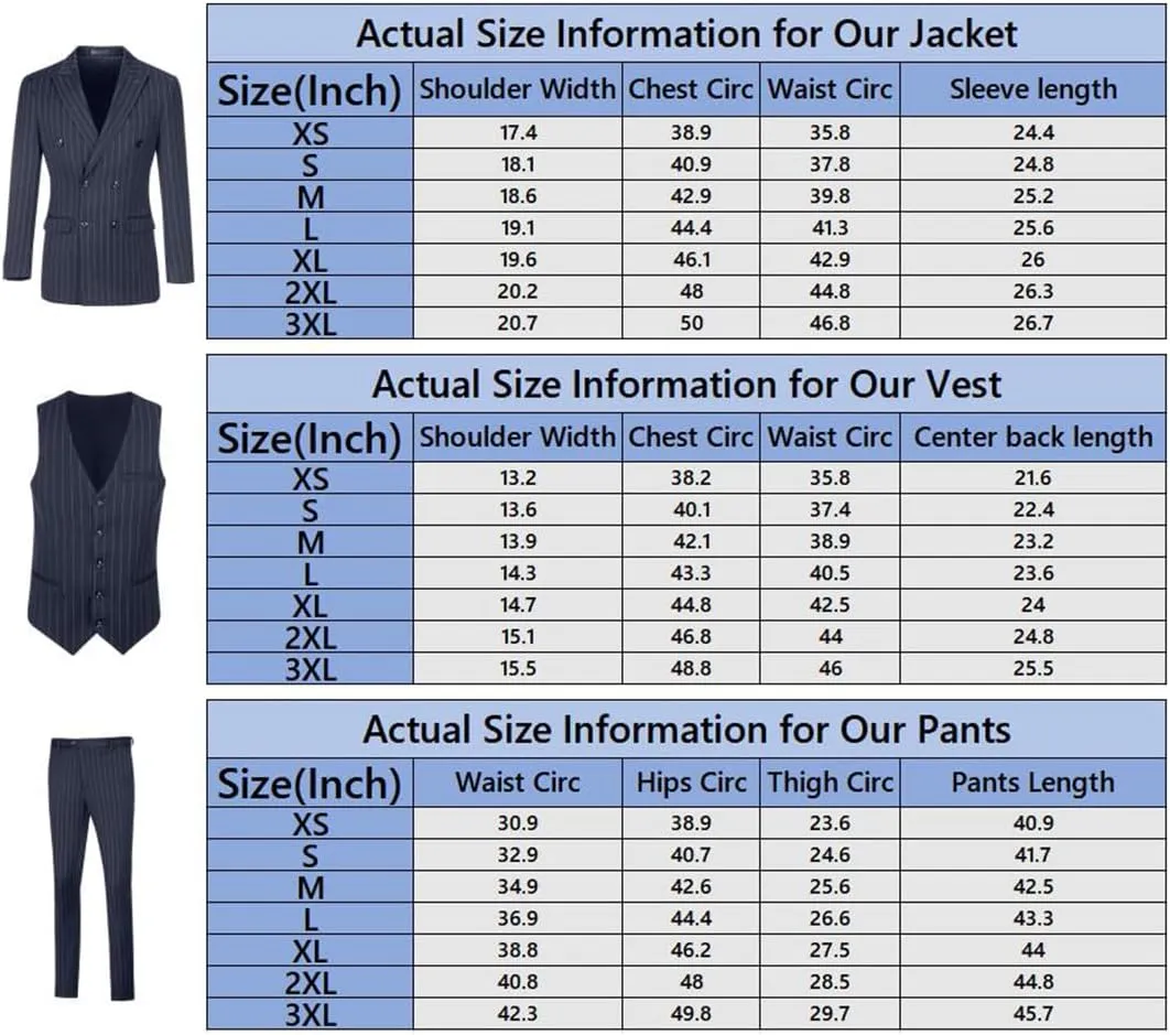 Mens Suit Plaid Slim Fit 3 Pieces Checked Casual Tuxedo Formal Suits for Men Wedding Business Party Blazer Vest Pants Set