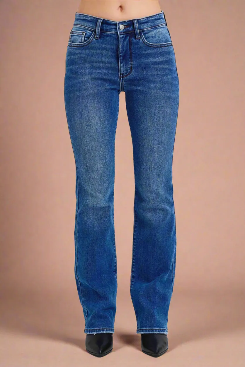 Mid Rise Thermal Bootcut JB113