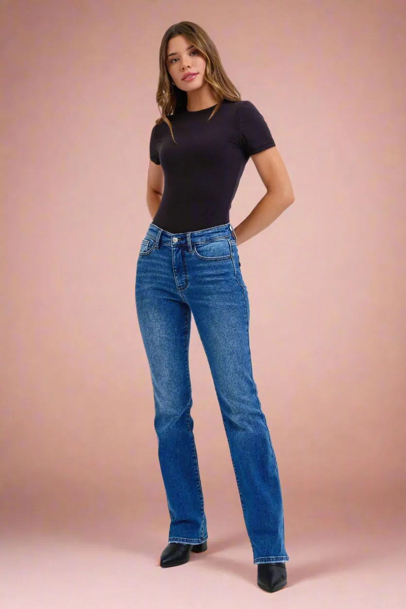 Mid Rise Thermal Bootcut JB113