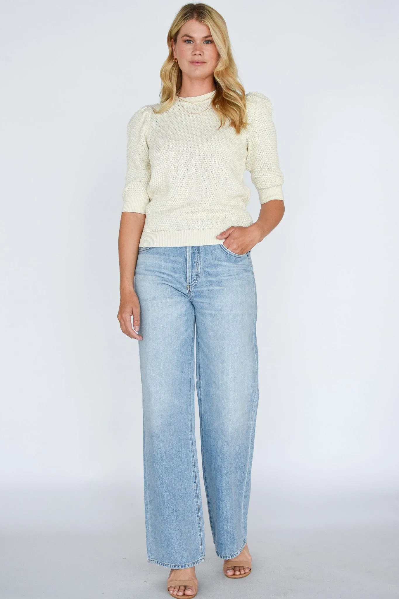 Mikala Short Sleeve Sweater