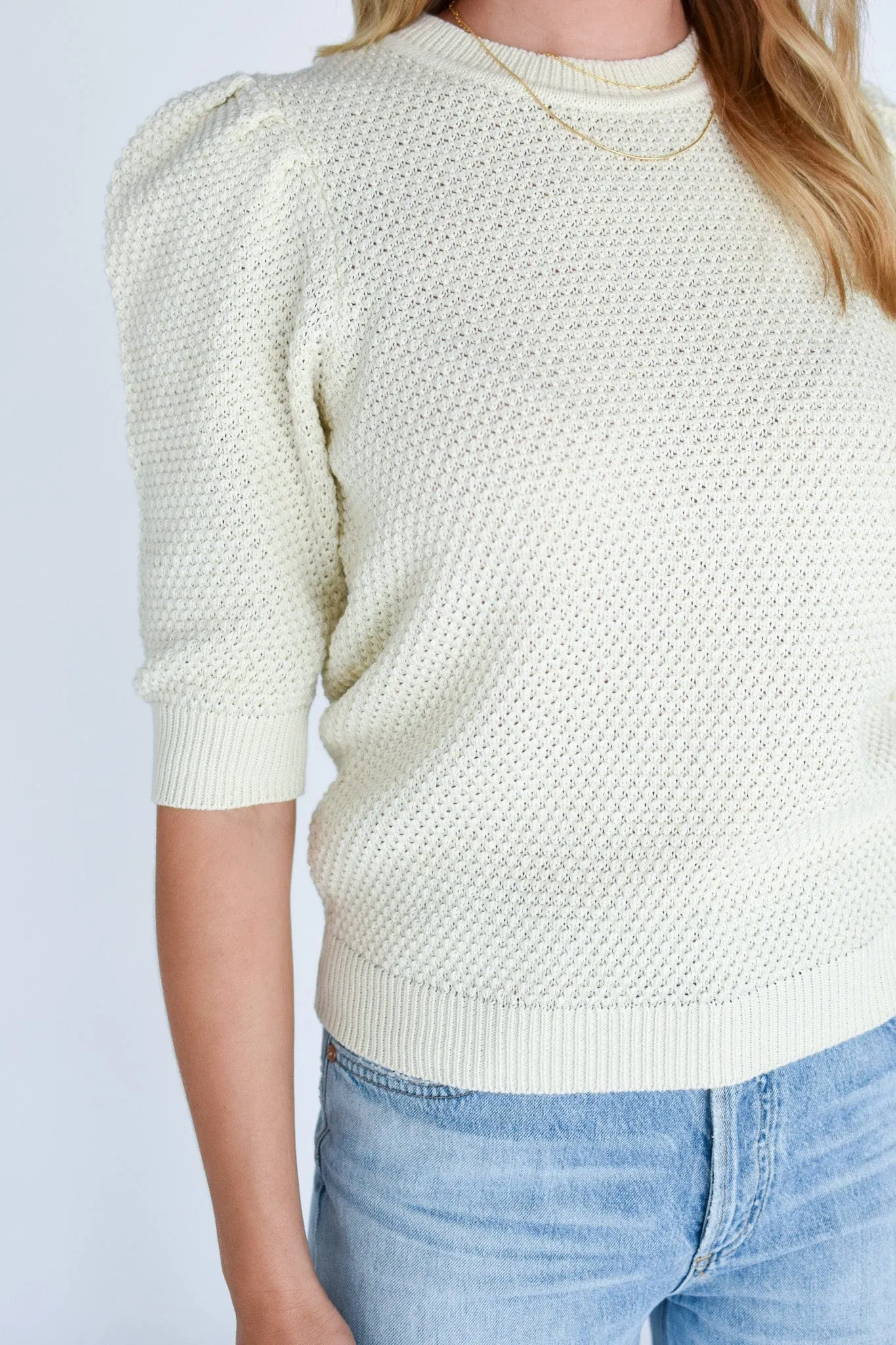 Mikala Short Sleeve Sweater