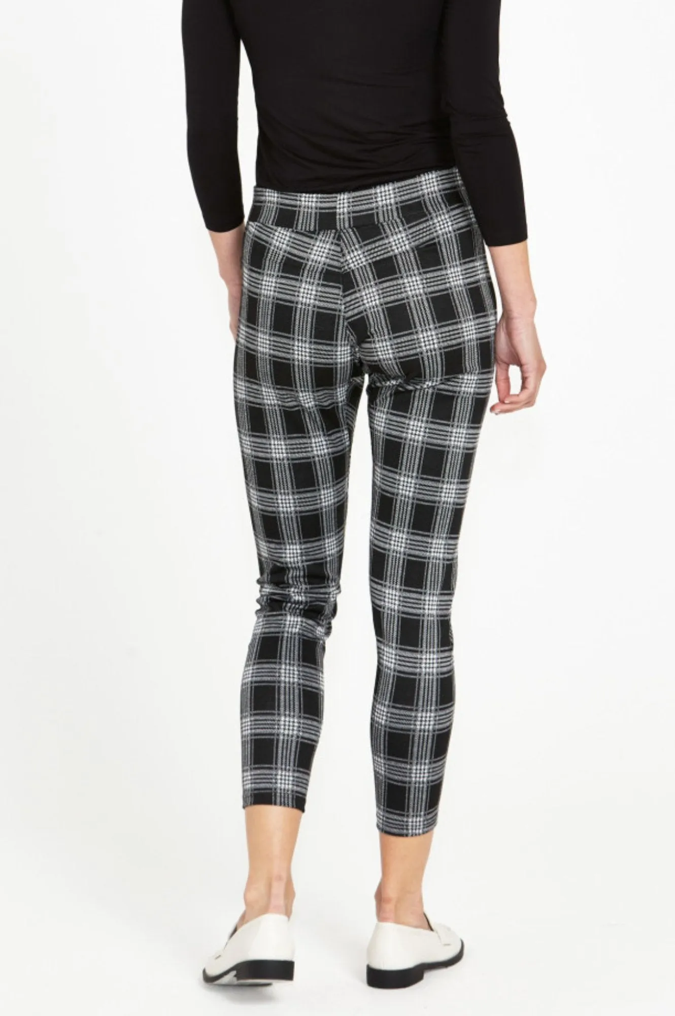 Miranda Ponte Joggers - Black Check