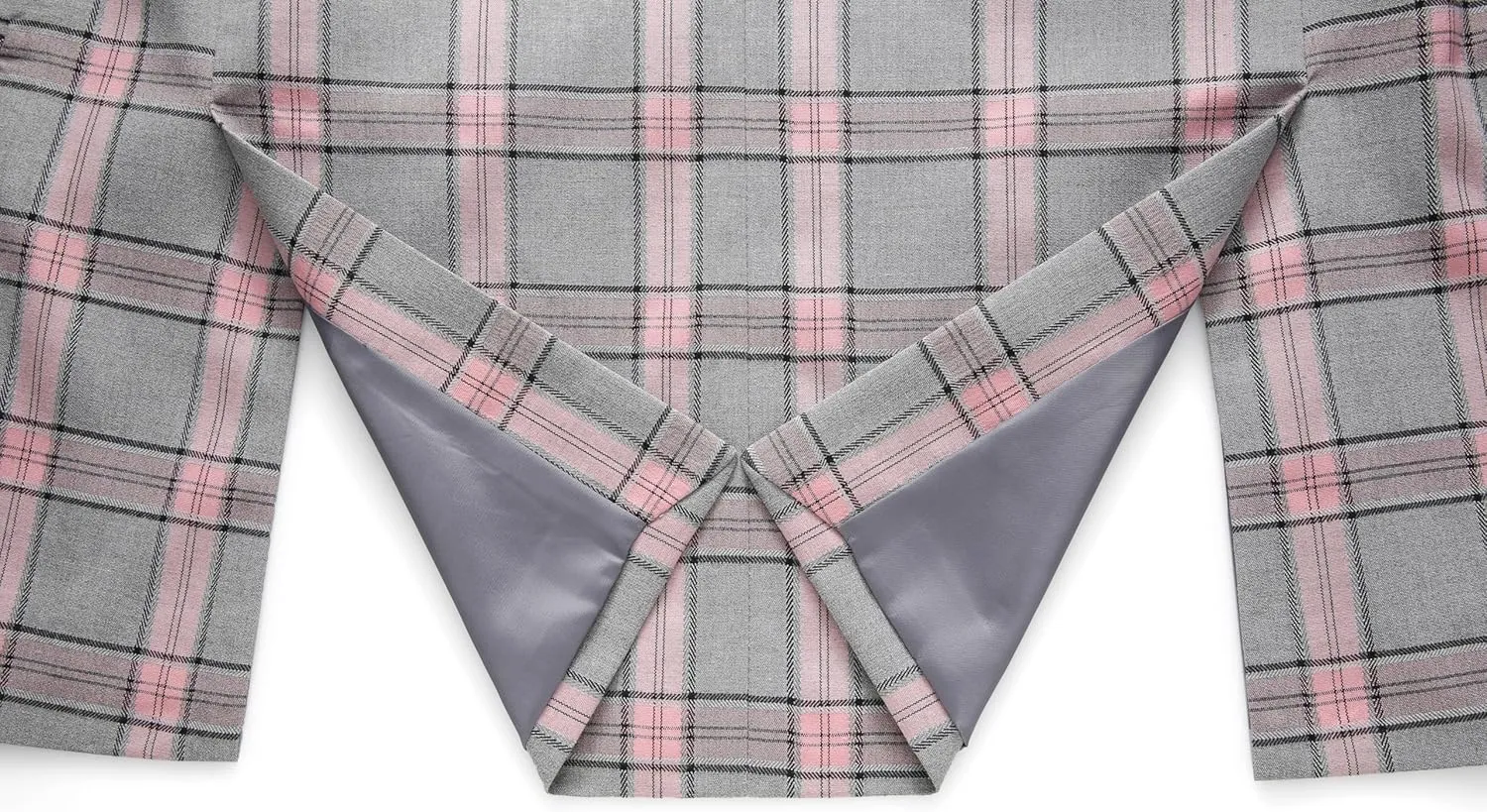 MOGU Men's Slim Fit Plaid Suit Set  Sport Coat Blazer, Vest & Pants (Each Sold Separately) for Wedding, Prom & Party