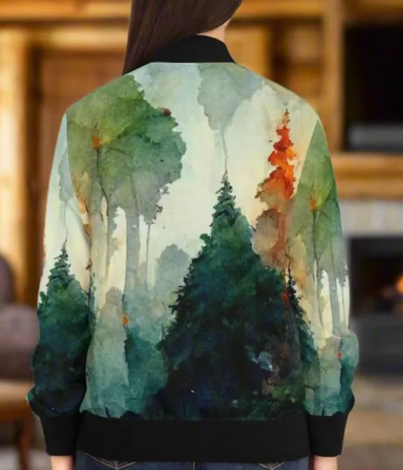 Mountain Air Bomber Jacket for Women