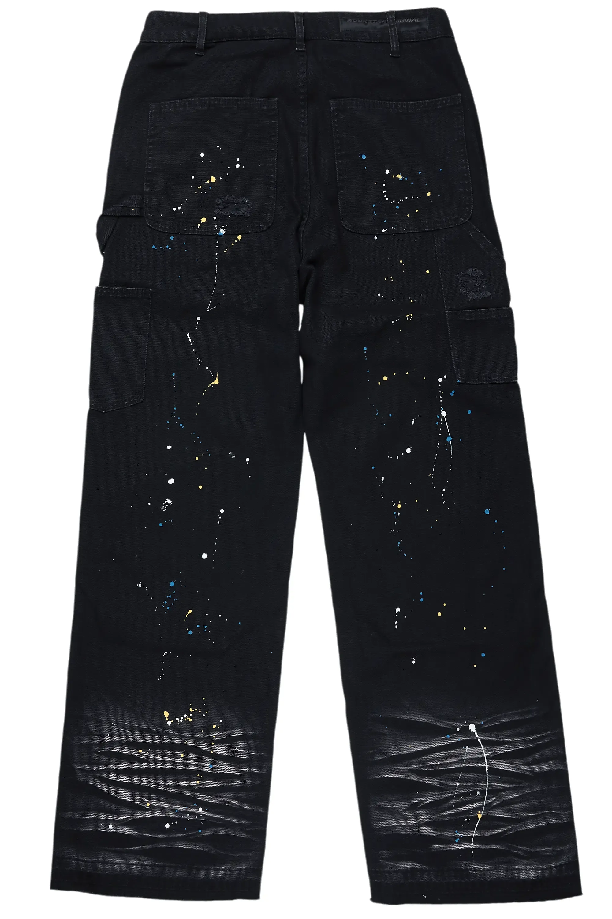 Naveen Black Baggy Fit Jean