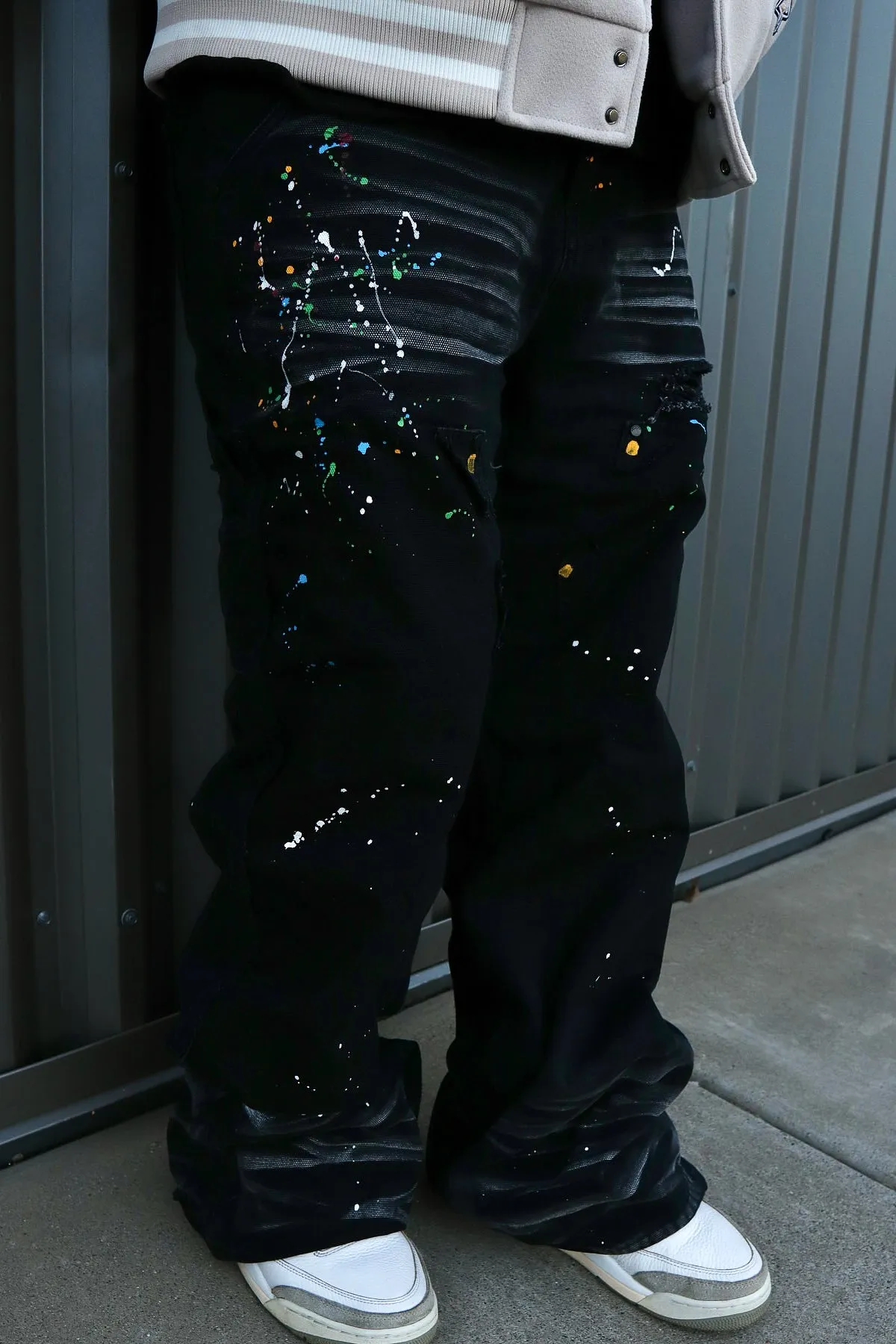 Naveen Black Baggy Fit Jean