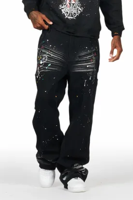Naveen Black Baggy Fit Jean