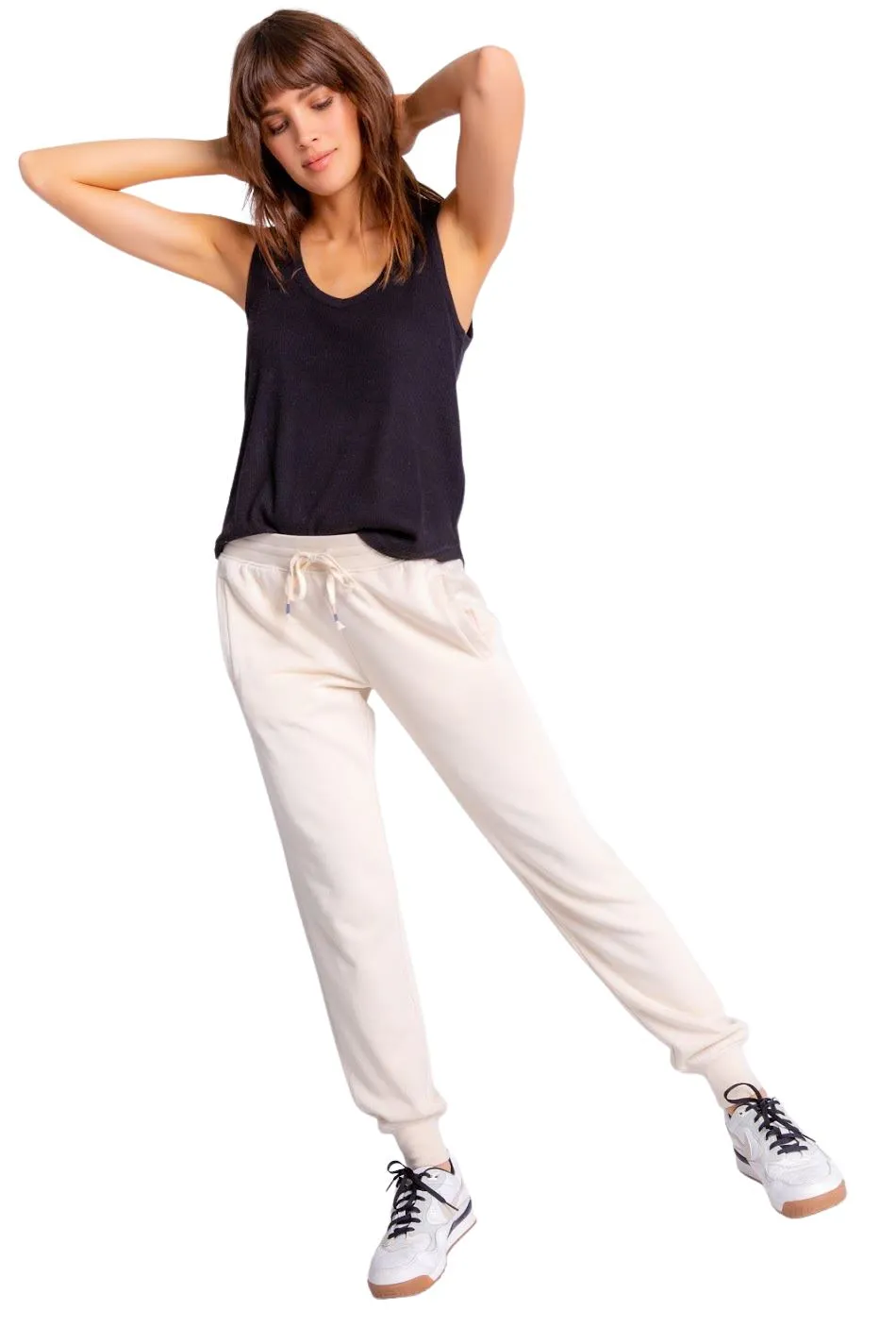 Pj Salvage Fade Away Solid Banded Pant - Stone