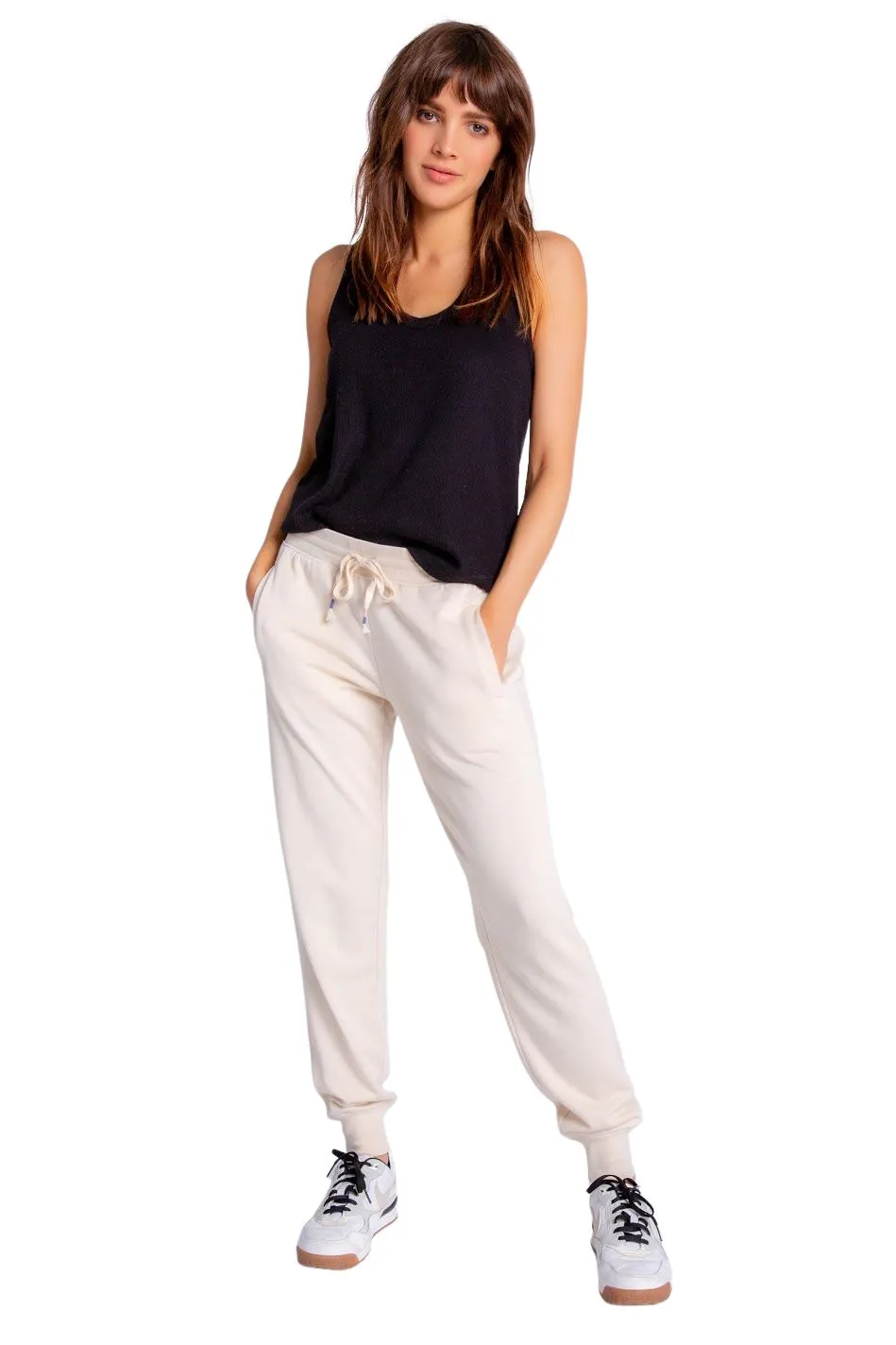 Pj Salvage Fade Away Solid Banded Pant - Stone