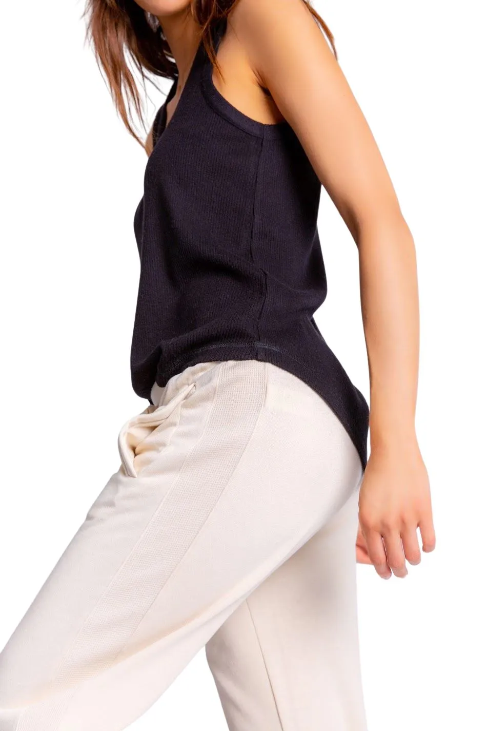 Pj Salvage Fade Away Solid Banded Pant - Stone