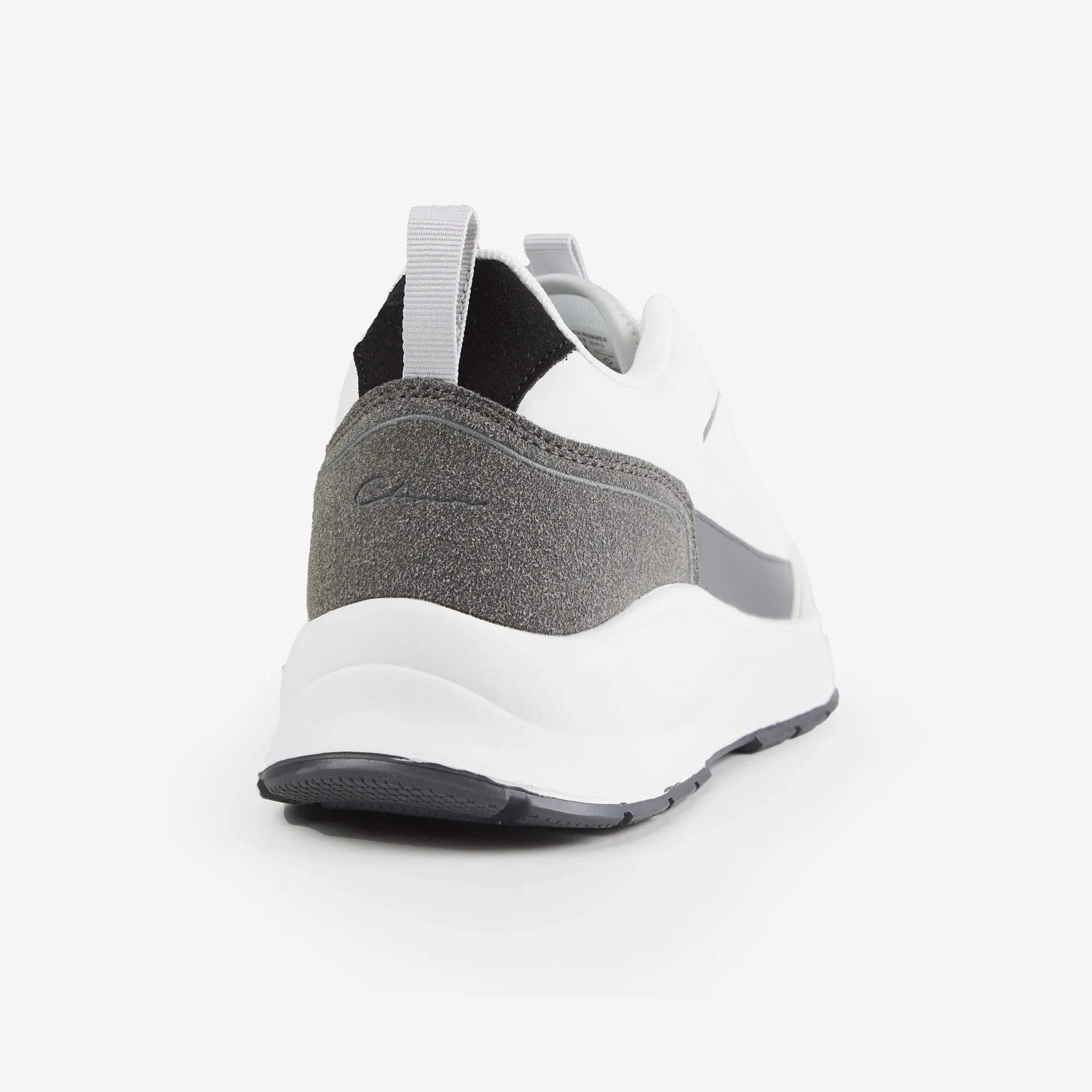Premium Tech Runner | White Charcoal