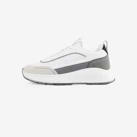 Premium Tech Runner | White Charcoal