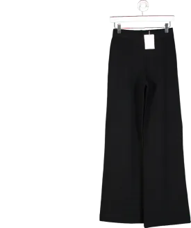 PRETTY LAVISH Black Bridget Crochet Trousers UK XS