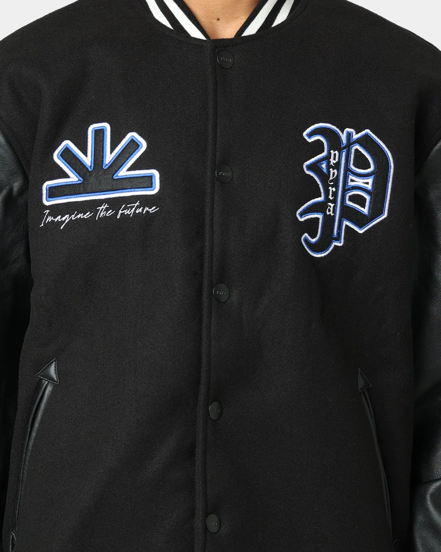 Pyra Imagine Varsity Jacket Black/Blue