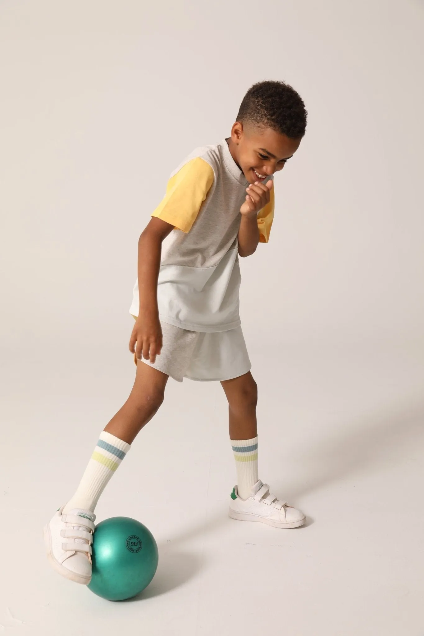 Raquette Baseline Pastel Tricolor Runner Shorts
