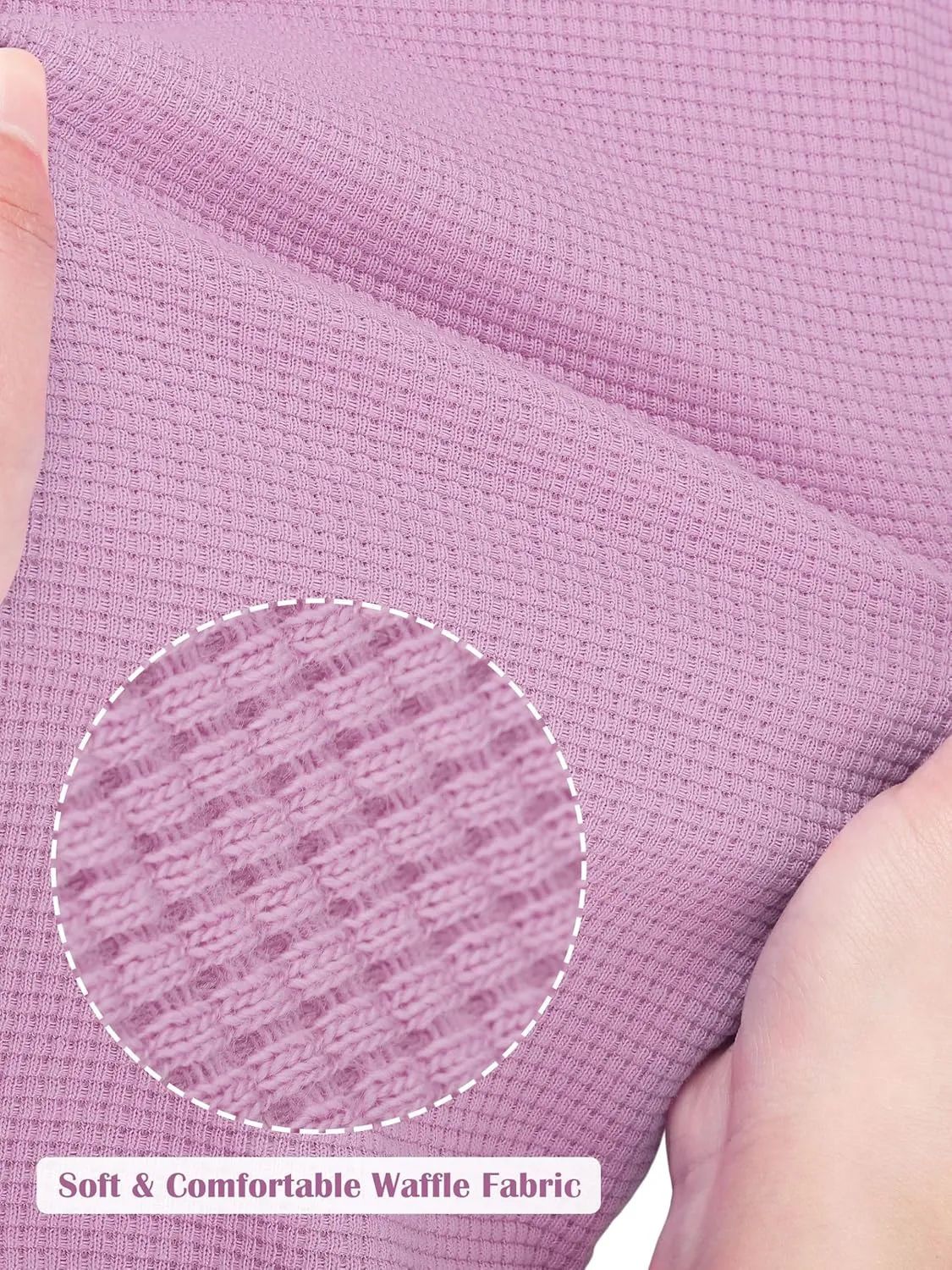 Resinta 3 Sets Girls Waffle Thermal Underwear Set Winter Waffle Cotton Thermal Top and Bottom Long Johns Warm Base Layer