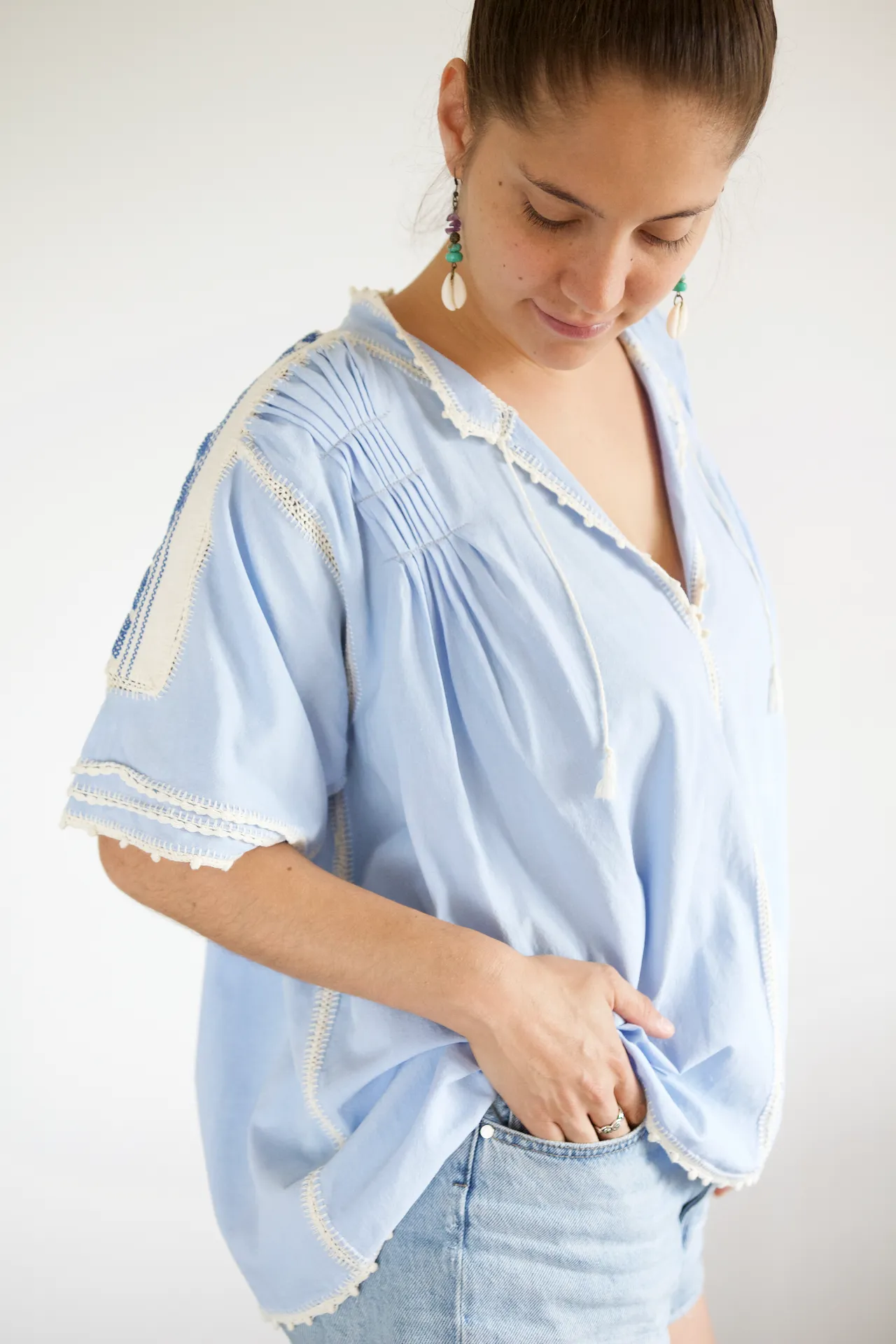 Rio Blouse - Blue