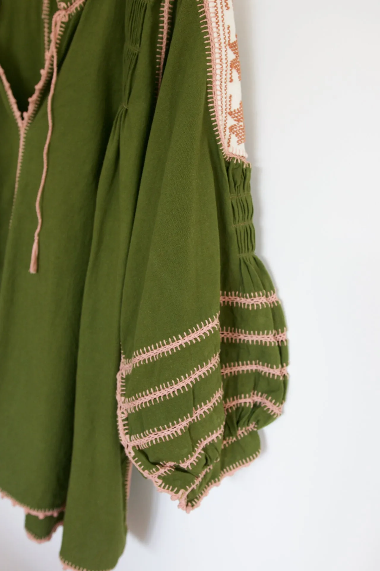 Sirena Blouse - Olive Green