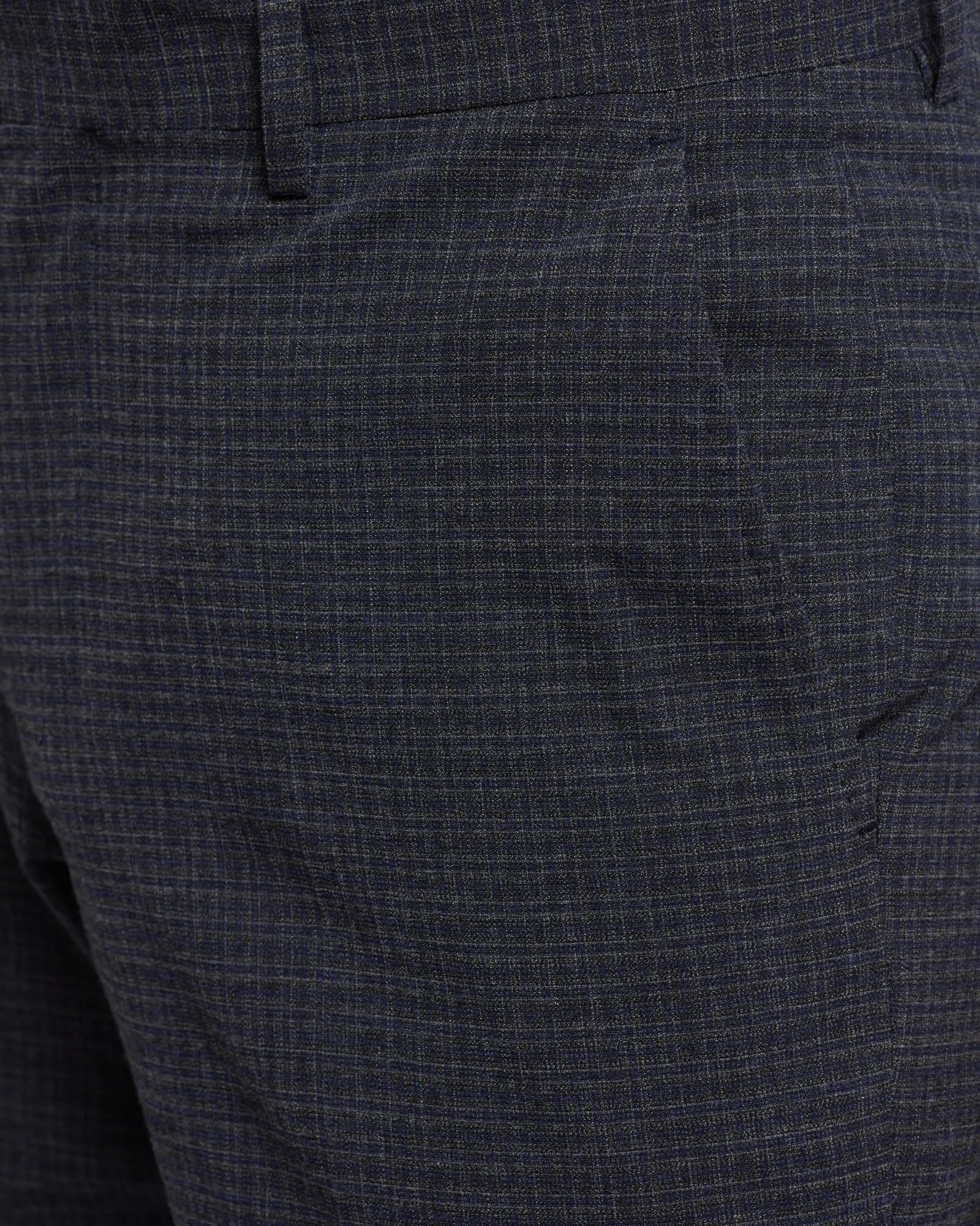 Stretch Checked Trousers
