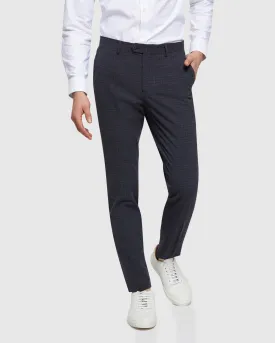 Stretch Checked Trousers