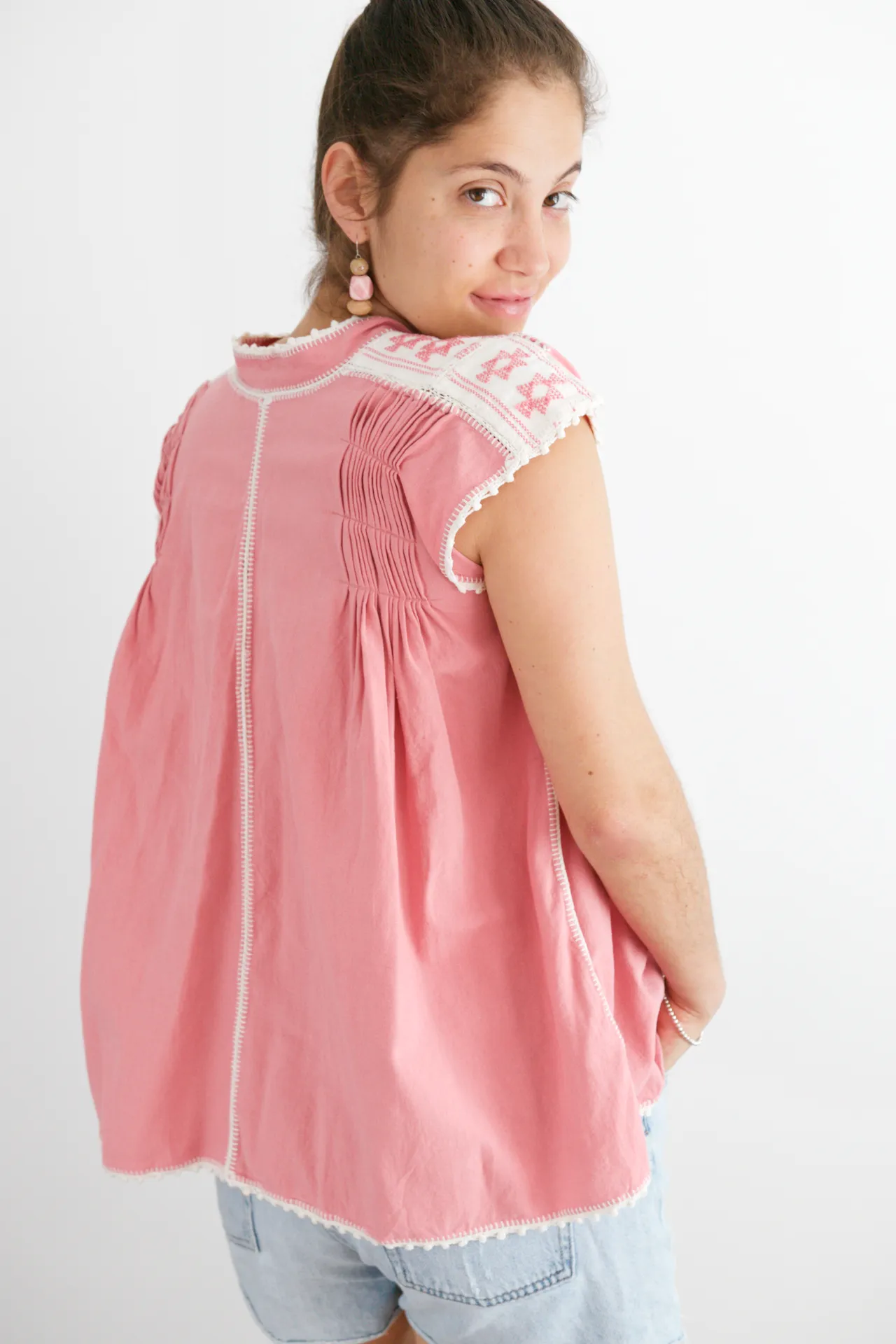 Victoria Blouse - Pink