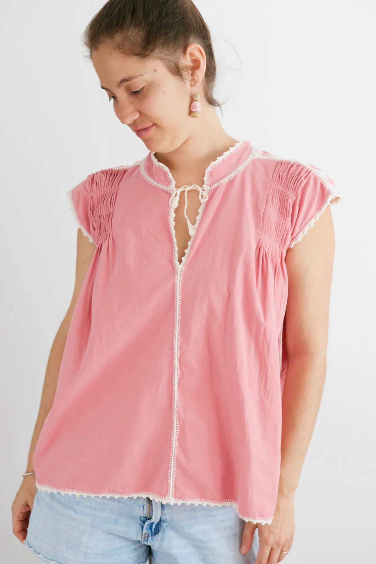 Victoria Blouse - Pink