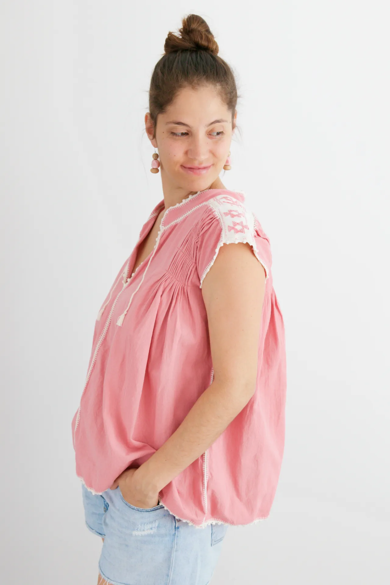 Victoria Blouse - Pink